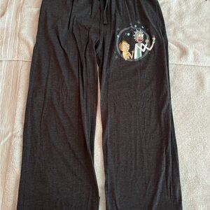 Black Joggers with Elastic Waistband and Soft Fabric